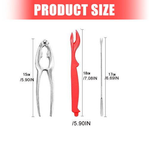 Portable Seafood Tool Collection with Carry Bag-14 piece set 2