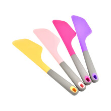4pcs High Temperatures Proof Silicone Spatulas for Cake