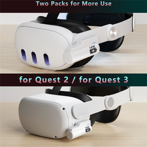 VR Headset Battery Pack Slim Design Type-C Rechargeable 5000mAh Extended Power A7 2
