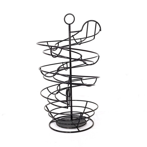 Practical Helical Eggs Rack for Homes Kitchens Feature-Black