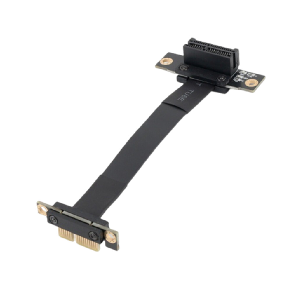 Immersion Process Pci Express Extension Cable,1X To 1X Conversion With 90 Degree Angle,Anti Electromagnetic Interference Foldable Design, Stable Gold 9420858953524