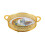 Moon Star Serving Tray Gold Iron Tableware Dessert Food-C 1