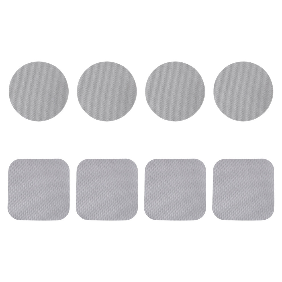 (8Pieces) Nonslip Rubber Opener Set Effortlessly Removes-Gray 7704000526197