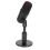 Microfon condensator USB de calitate superioară, construcție compactă, cardioid, model de preluare, microfon plug and play cu structură 4