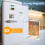 10 Pack Magnetic Acrylic Photo Frames for Fridge, Double Sided Display for Instax Mini 3