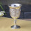Pack of 2 Elegant Rose Branch Embossed Wine-ancient bronze 5
