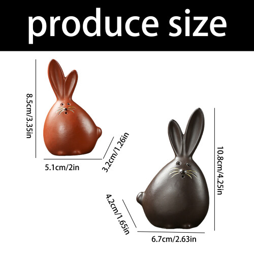 Jolis thés de lapin pour animaux de compagnie,-Argile violette 2