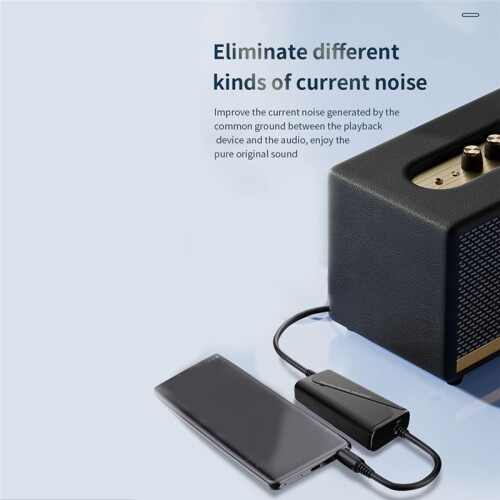 5.4 Audio Receiver 3.5mm Anti-Interference Ground Loop Noise Filter Isolator 2