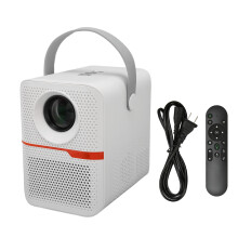 Mini proiector inteligent cu aplicații încorporate, rezoluție nativă 1080p și suport 4K pentru proiector de filme portabil home theater cu WiFi