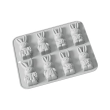 Multipurpose Silicone Mold Rabbit Shape Mould for Baking-Gray