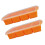 Bacs à glaçons en silicone efficaces avec couvercle et-Orange 1