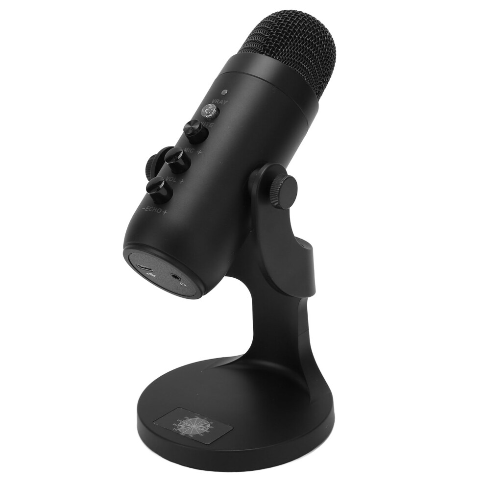 Zero Latency Monitoring Microphone With Amplified Headphone Output Usb Mic For Podcast Vlog Gaming Voice Over Mac Windows Pc Laptop Mobile Phone, Good 9420858934318