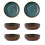 Set van 6 hittebestendige keramische-druipend patroon 1