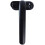 Black Aluminum Casement Window Handle Left with Secure Lock and Enhanced Child Safety 4