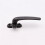 Black Aluminum Casement Window Handle Left with Secure Lock and Enhanced Child Safety 3