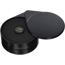 3Tier Bar Glass Rimmer Black with Shifting Compartment Design for Margaritas and Cocktails