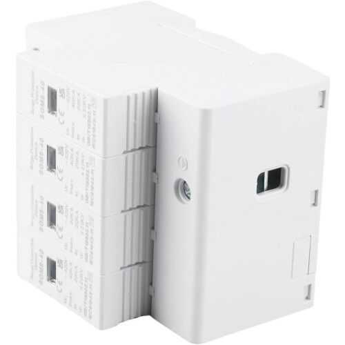 4 Pole DIN Rail Surge Protector 40KA Low Voltage Lightning Arrester for  Surge Protection 2