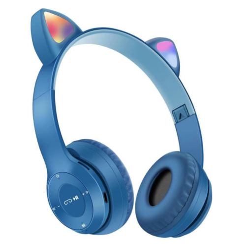 Αξιολάτρευτα ακουστικά Bluetooth για αυτιά γάτας, πτυσσόμενος σχεδιασμός, άνετα
