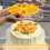 Cake Divider and Portion Cutter Tool with DualSided Guide for 10 or 12 Even Slices, Orange 3