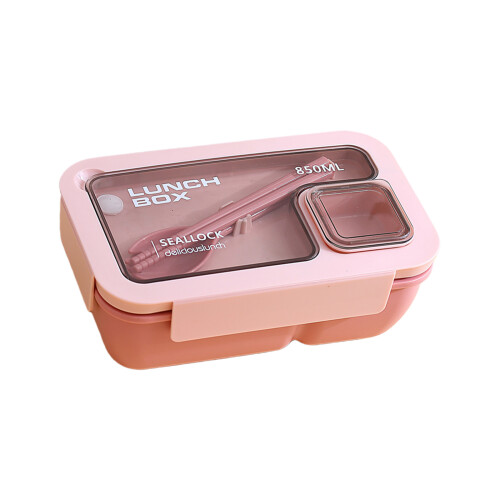 Lot de 3 récipients à-Ensemble rose HC5227 rectangulaire