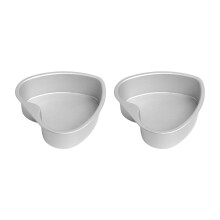 Set van 2 hartvormige taartvormen voor cheesecakes,-10 inch