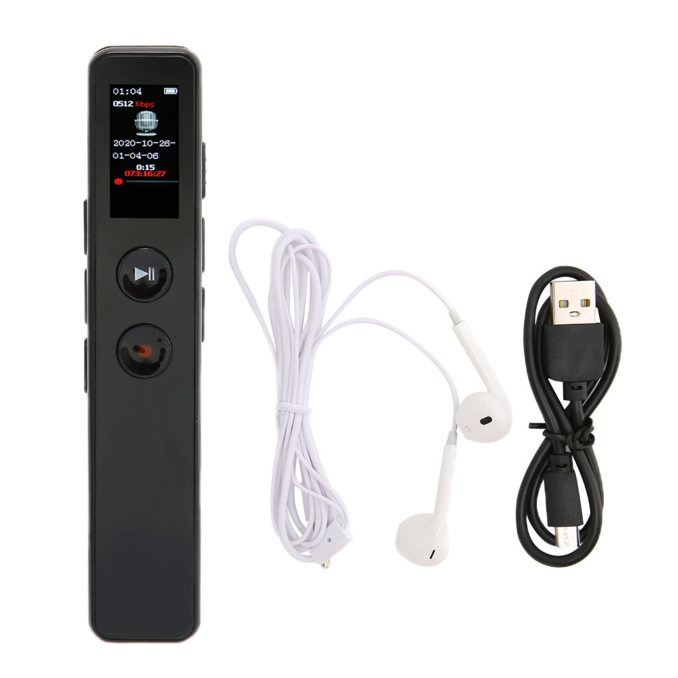 Fashionable Digital Voice Recorder, Offers Unmatched Clarity Through Hd Dual Mic And Auto Noise Cancellation, Password Protection Ensures Your Privacy 9420858045168