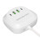 Σταθμός φόρτισης USB Compact4Port Γρήγορη φόρτιση Έξυπνο μπλοκ φόρτισης με επίπεδη 4