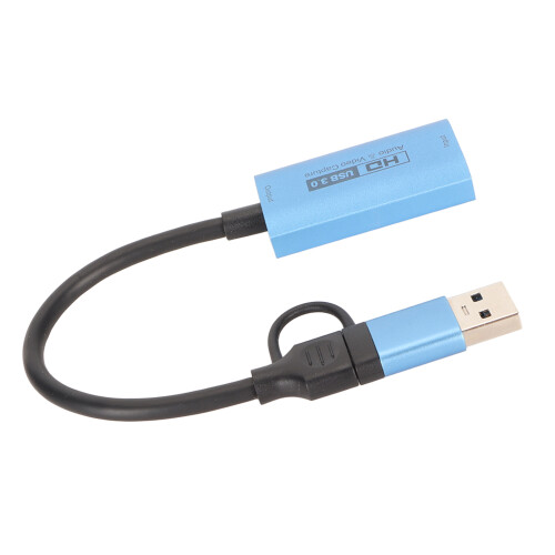 Συσκευή καταγραφής βίντεο USB C με υποστήριξη εισόδου 4K, κάρτα καταγραφής HDMI για 1