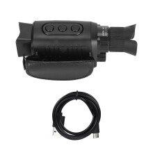 Monocular fís oíche le spotsolas infridhearg láidir don dorchadas, coigeartú infridhearg 7 luas agus tacaíocht do chárta micrea SD 128GB.