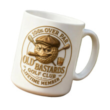 Tasses amusantes en céramique pour vieux golfeur, boissons