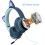 Fone de ouvido gamer portátil com design de orelhas de gato e microfone, microfone flexível, som estéreo surround, microfone destacável com 5