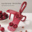Double Head Cherries Pitter for Efficient Cherries Stone-Red 1 6