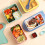 Set of 3 Spacious Lunch Container-Green Set HC5227 rectangul 6