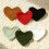 Versatiles Heart Coasters Fleece Construction for-Army Green 7