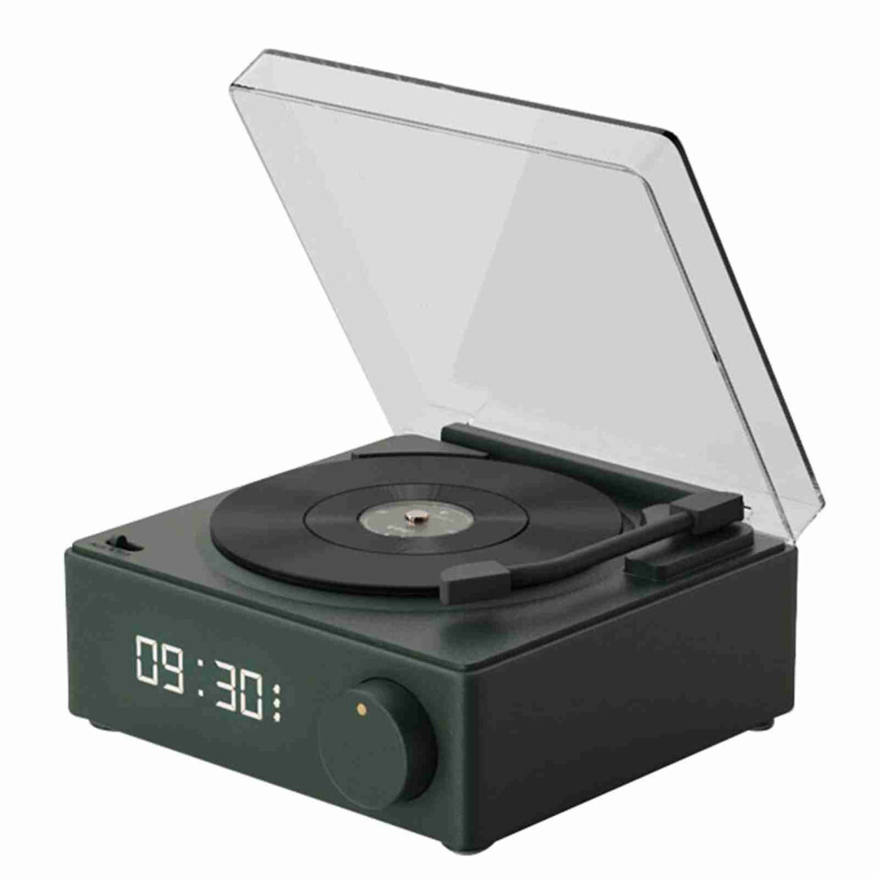 Bluetooth Aux Tf Card Audio Source Retro Speaker,Vintage Vinyl Record Player Inspired Design,Loud Volume With Good Bass Enhancement, Loud Sound, Clear 9420858904090