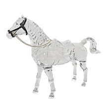 Hand Blown Borosilicate Glass Whiskeys Decanters Horse Design
