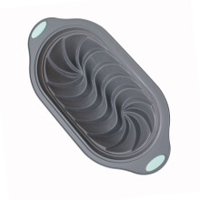 Innovative Thread Design Silicone Bread Molds For-Threaded pan