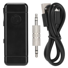 Bluetooth-Adapter für Auto und Zuhause, Bluetooth 5.3-Chip mit Freisprechfunktion und integriertem Mikrofon, geringes Rauschen, CD-Klangqualität,