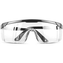 Lunettes de sécurité professionnelles antibuée, branches réglables, verres en polycarbonate pour une visibilité accrue, lunettes de sécurité