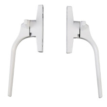 Aluminum Alloy Window Handle Replacement with Child Safety Casement Lock for Left Side Use