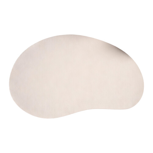 Schützendes Esszimmer-Tischset, PU-Cashew-förmige-Perlweiß