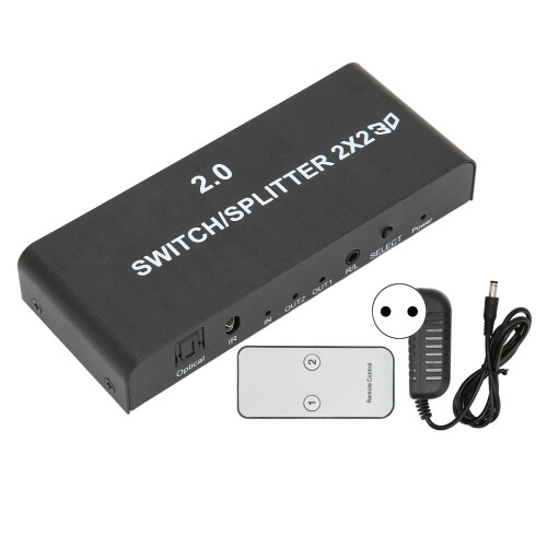 Διακόπτης HDMI Ultra HD Υψηλού Εύρους Ζώνης Γρήγορη Μετάδοση Κουτί Διαχωρισμού HDMI με