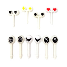 30PCS Eye Shaped Fruit Forks and Cupcake Picks for Hygienic Party Dessert Serving