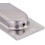 2 Pack Sliding Door Pull Handles Brushed Nickel Stainless Steel Rectangular Flush Pulls Rust Resistant Easy Install 5