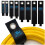 Heavy Duty Storage Straps 8 Pack MultiSize Cord Organizer 175 lbs Load Garage and Workshop 1
