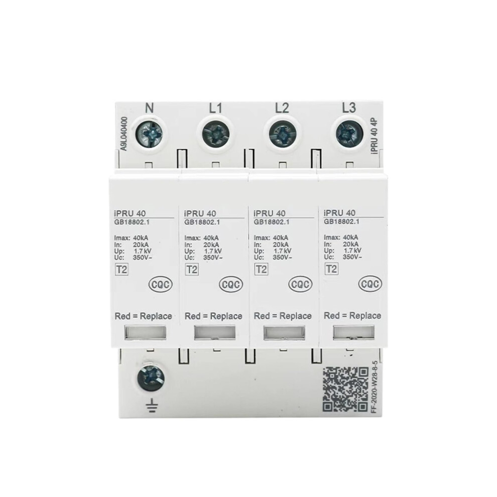 Surge Protector 2 Pole 120Ka Din Rail Lightning Arrester For Industrial Instant Protection 9119770768889