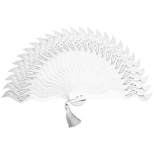 Martial Arts Steel Fan Stainless Steel Folding Hand Fan for Kung Fu Performance and Dance