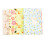 6 Pocket Expanding File Organiser Flower Print Document-Blue 2