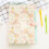 Flower Print File Folder 6 Pockets Expanding Document-Yellow 5