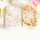 6 Pocket Expanding File Organiser Flower Print Document-Blue 6